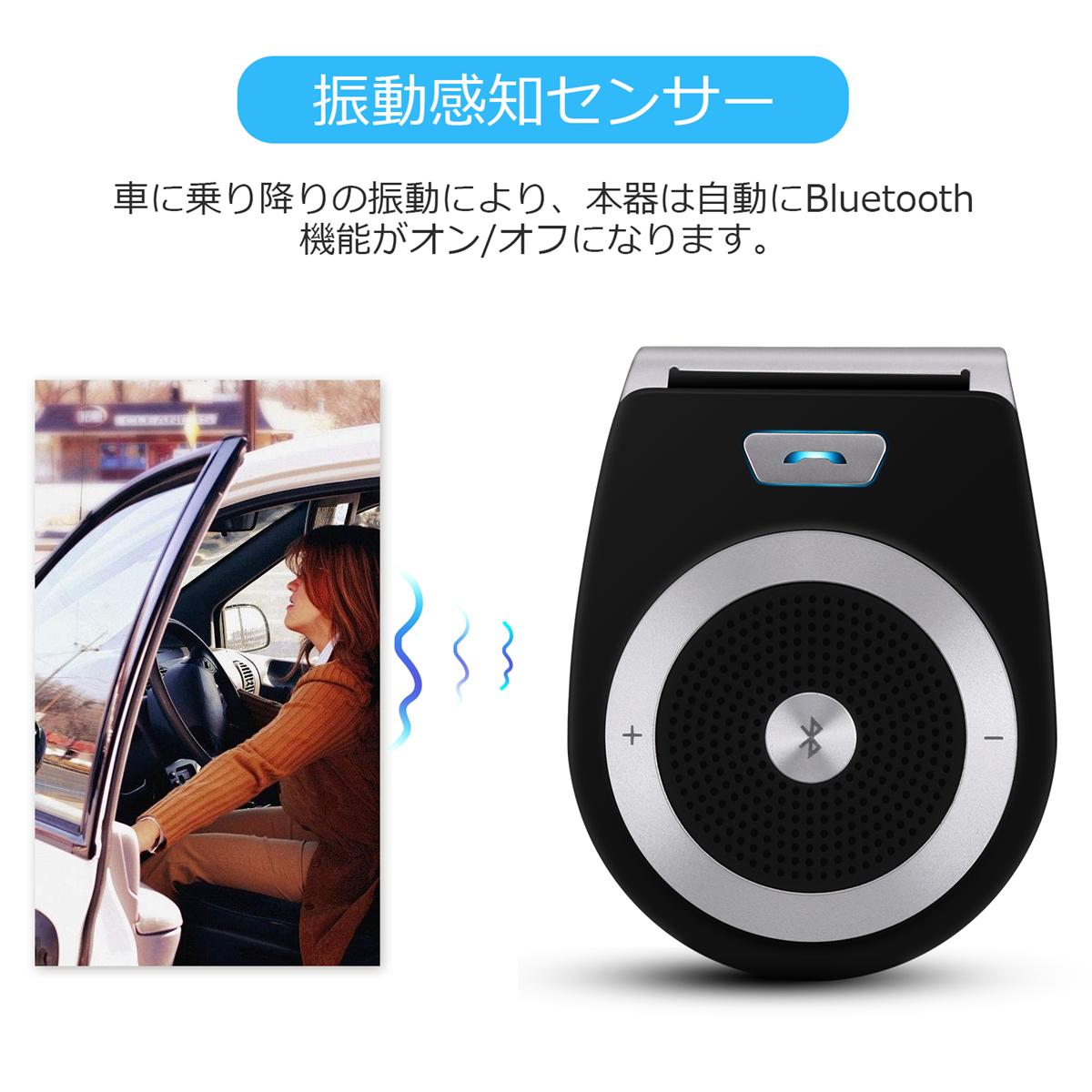 楽天市場 車載用 Bluetoothスピーカー ワイヤレス ポータブルスピーカーホン ワイヤレススピーカー カースピーカー 車載スピーカー 車用品 カー用品 ハンズフリー通話 音楽再生 ブルートゥース4 1 T1 ブラック Good Goods Shop