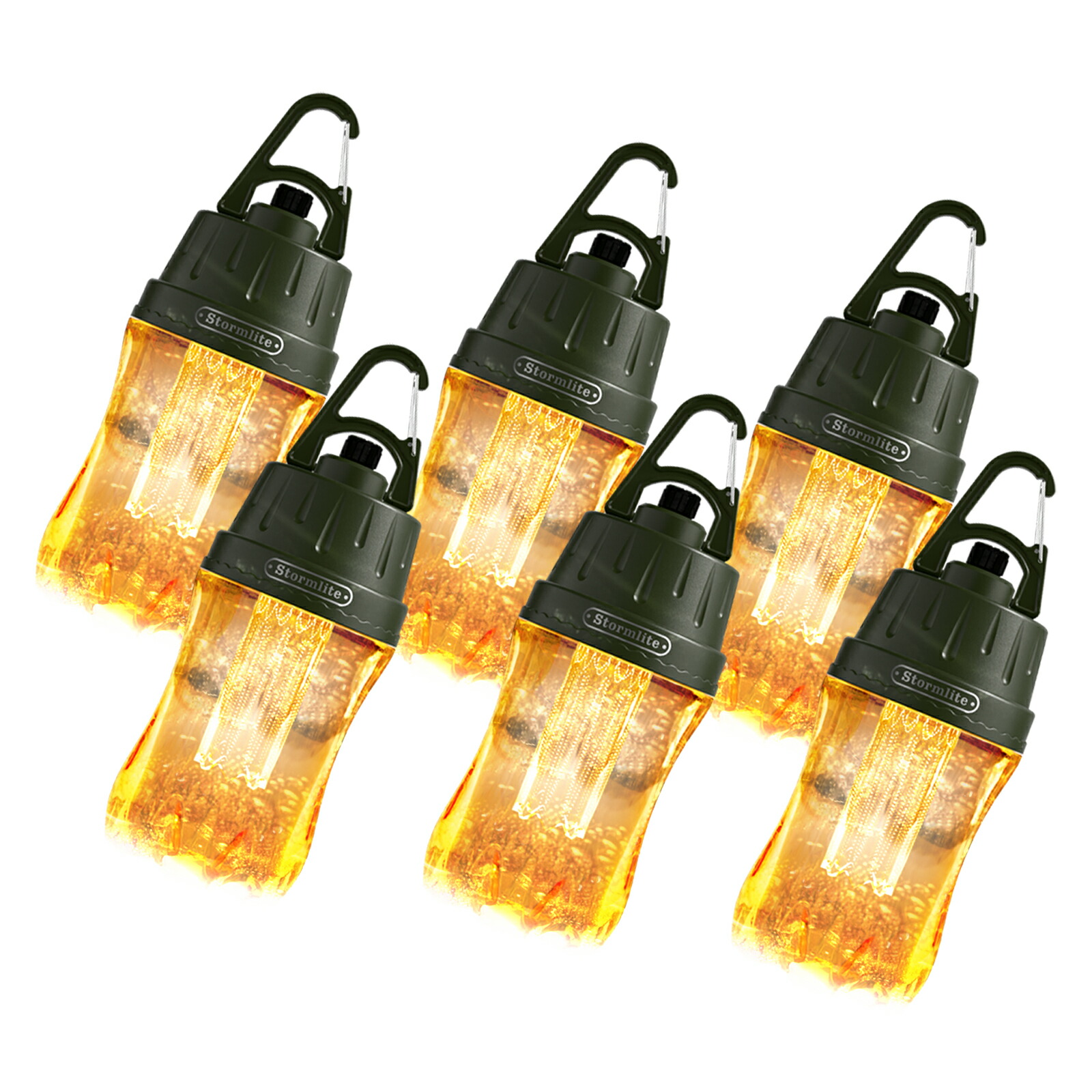 LEDランタン 5W 300LM 6個セット Stormlite 無段階調光 LED 充電式 ランタン IP65 キャンプ ライト アウトドア ナイトライト 常夜灯 BBQ 車中泊 登山 夜釣り 防災 停電 緊急 非常用 地震 台風 SK-D7S GOODGOODS｜グッド・グッズ