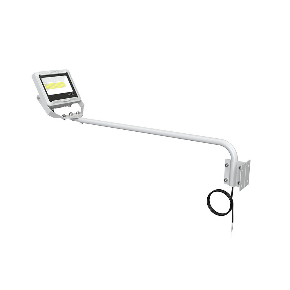 LED アームライト 投光器 屋外用 60W 店舗用 看板照明 高演色性 Ra95 led アーム一体型 看板灯 LEDライト 屋外 約120° 広角配光 IP66 防水 照明 スポットライト 倉庫 工場 街灯 駐車場 飲食店 ホテル 看板ライト 店舗照明 黒 白 二色 LD-K6B LD-K6W
