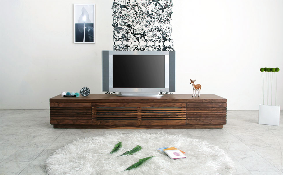 テレビボード 幅200cm 日本製 大川家具 完成品 天然木 木製 TVボード テレビ台 ローボード 高級家具