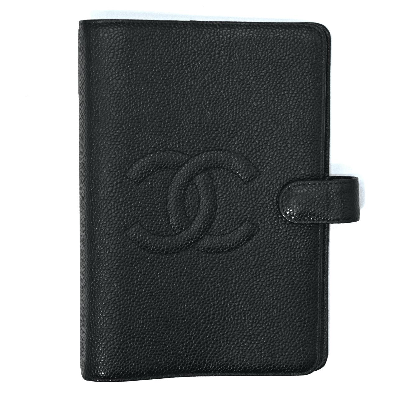 CHANEL イエロー レザー 手帳ケース org.jpg