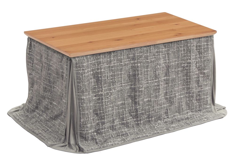 こたつ テーブル ハイタイプ 長方形 120×70cm こたつ布団 2点セット 高さを変えられる2WAY 高さ41/63cm コタツテーブル ダイニングこたつ|good life interior