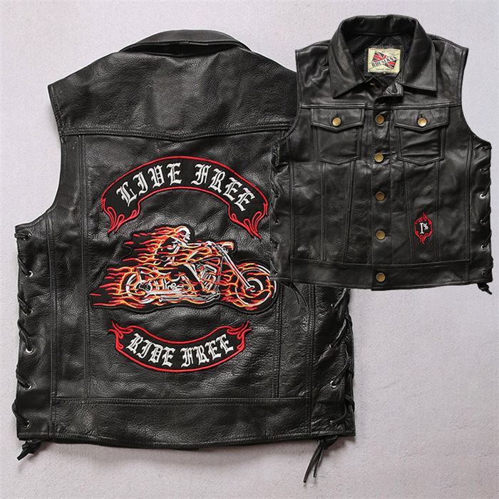 レザーベスト メンズファッション バイク革ベスト パンク風 ライダーメンズ 父の日 ラム革バイクジャケット ライダースベスト ラム革バイクベスト バイクウェア レザー お洒落 ファッション 本革 送料無料｜グッドライフパートナー