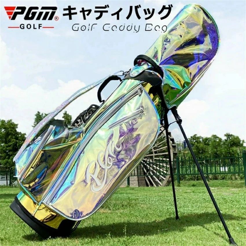 キャディバッグ PGM スポーツ ゴルフ ゴルフバッグ 軽量 スタンド 超軽量 収納 衝撃 防水 撥水 レディースバッグ ゴルフバッグ フードカ