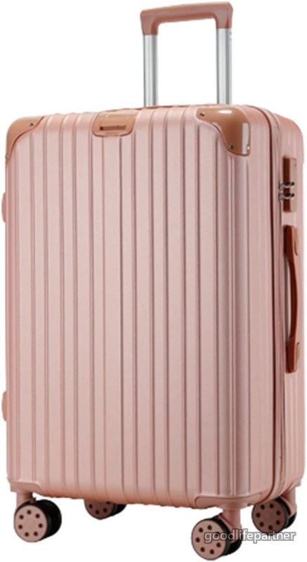旅行バッグ 持ちはこび入れもの 45L キャリーバッグ チャック式 超軽さ 大型 耐衝撃 静音 ダブルキャスター 360度回転させる 旅する 商行為 M大きさ サクラ色 出張
