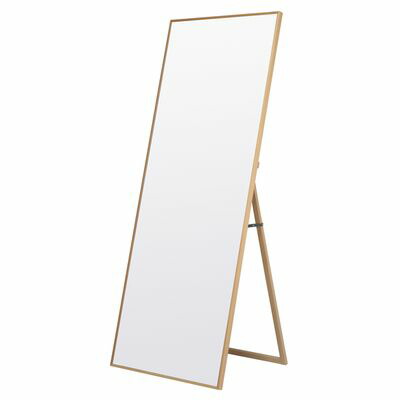 ＼レビューで1000円クーポン!／ 【受注生産品】【●日本製】 細枠スタンドミラー（60） NA 永井興産 ※受注生産（納期2週間程度）【メーカー直送品】【代引/同梱/返品/着日指定不可】【個別送料計算】｜グットライフショップ