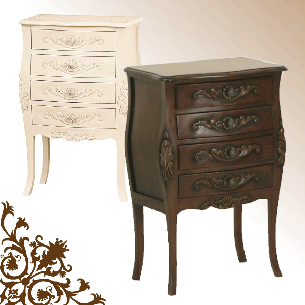 楽天市場】【収納家具】 コモチェスト4D ブラウン 【28574】【送料無料