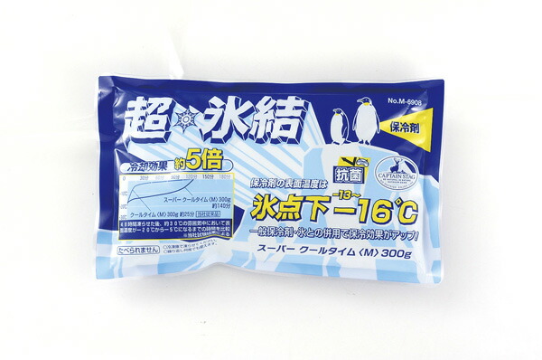 超氷結！冷却効果約5倍 抗菌 スーパークールタイム M 300g CAPTAIN STAG パール金属画像