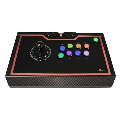 【LED静音名取り草】QanbaQ8SilentButtonArcadeJoystickクァンバQ8静音ボタンアーケードジョイスティック(パソコン相応う)GravityKSRGBLED静音名取り草\u0026三和陰電子製JLF