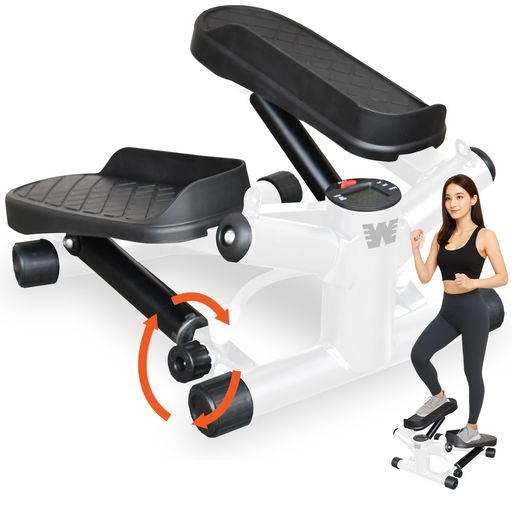 ダイエットステッパー負荷調節八の字 八の字 高さ調節無制限ー ツイスト フィットネス 健康器具 静音 足踏み 有酸素運動 ひねり運動 ダイエット ダイエット器具 ウォーキング シェイプ…|グッドグッドライフショップ