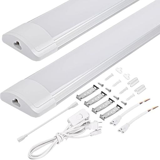 MAGOKOROLED蛍光灯器具一体型40W形3灯相当5400ルーメン120cm昼白色(5000K)スイッチ付き天井照明キッチンベースライトベース照明LED直管蛍光灯天井直付型LED照明器具省エネ
