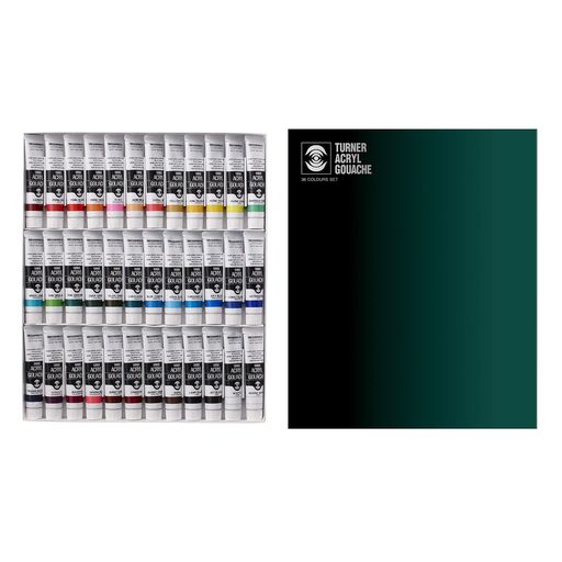 ターナー色合い(TurnerColor)アクリル樹脂ガッシュ36色書き割りAG02036C20ml(6号)