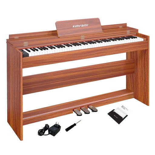 KIMFBAY電子ピアノ88鍵盤ハンマーアクション鍵盤木製ピアノアップライトピアノDigitalPiano人気88鍵ペダル付き電子ピアノ初心者MIDI対応