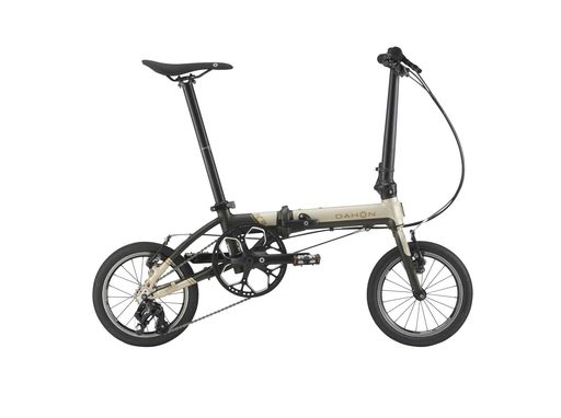ダホン(DAHON) K3 折りたたみ銀輪 2025年青写真 軽さ 14in 3段変速 軽銀一こま 化けの皮