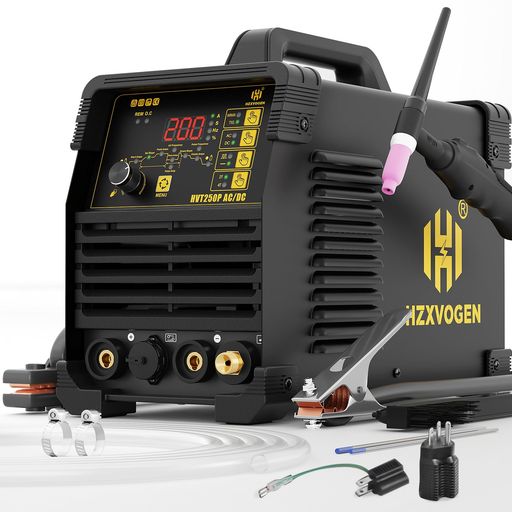 HZXVOGEN半自動小銃溶接機TIG溶接機200AAC/DC100V/200V兼用定格当て嵌める率60%起電力自動小銃合わせる軽銀溶接機やり取り直流うつり変わり最大限度最終生産物200A板厚12粍まで相応うステンレス鋼鉄軽銀アロイ相応う身寄り用・御勤め用