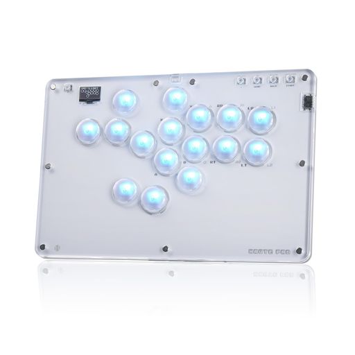 Haute42 レバーレスアケコン T16 PRO ホワイト haute42 レバーレス レバーレスコントローラー 16ボタン 薄型 静音 Kailhクリスタルスイッチ GP2040-CE 無遅延 SOCD対応 RGB LED ホットスワップ｜グッドグッドライフショップ 13,883円