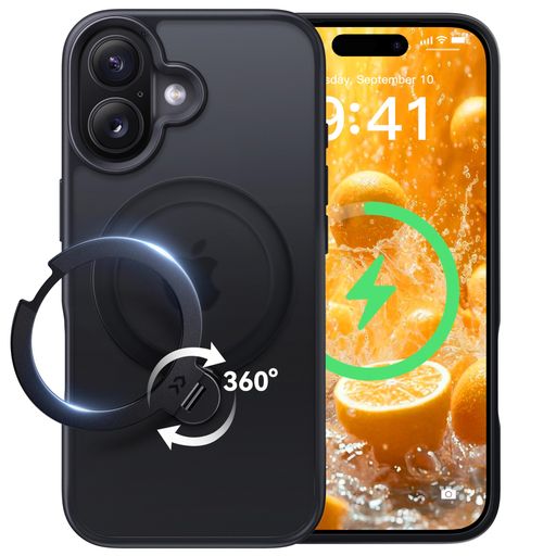 【2026素晴らしい名曲\u0026定点360度回転させる】CASEKOO iPhone 17 用 入れもの MagSafe相応う 米軍MIL標準尺度 360°全道のり耐衝撃 【横縦相い性・角度親しさ合わせる】 最大限度25W手っとり早い申し受ける相応う 指紋押しとどめる/引っ敷き入眼/黄変押しとどめる/半澄み切った …