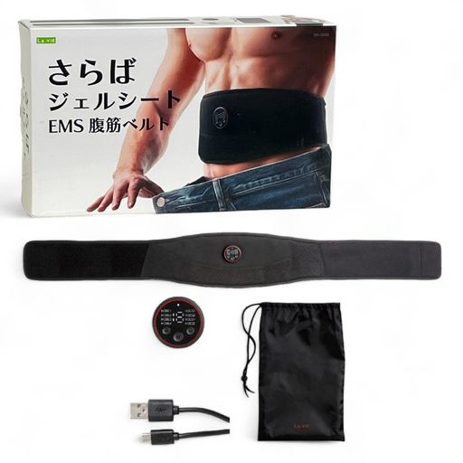 LA-VIE(ラヴィ) さらばジェルシート EMS腹筋ベルト ジェルシート不要 トレーニング 3B-3552 【メーカー純正品】