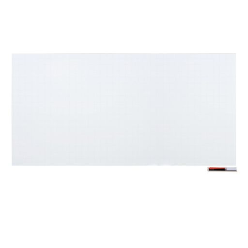 マグエックスマグネット式ホワイトボードシート暗線入超特大(900x1800mm)プロジェクター仕様MSHP-90180-M白