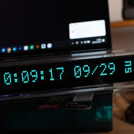 LGL Studio VFD 時計 |ニキシー管、デジタルチューブ電子時計、真空蛍光灯ディスプレイ、自動時間同期、レトロなデスクトップデコレーションギフト｜グッドグッドライフショップ