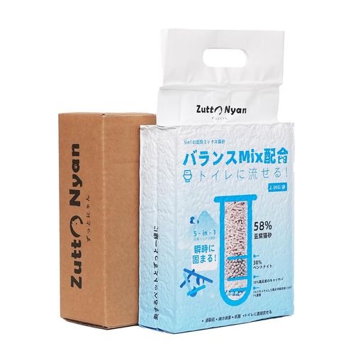 楽天市場】Zutto Nyan猫砂 おから 固まる【消臭力MAX】ネコ砂 流せる