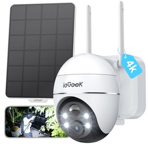 【 2025 ソーラーパネル一体型・高効率充電】 ieGeek 防犯カメラ 屋外 ソーラー 一体型 ワイヤレス/wifi 18灯強化夜間カラー暗視 PIR人体 楽天市場】【2025ソーラーパネル一体型・高効率充電】ieGeek防犯カメラ