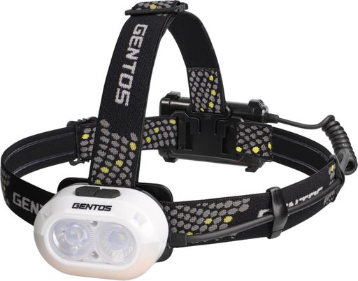 GENTOS(ジェントス)LED前照燈USB申し受ける式【明るさ760lm/実用点灯3.5第四次元/うしろ側意識すること灯】専用申し受ける池または単3形独居室3本(別売り)当て嵌めるボイスコントロールヘッドライトGD-V102H