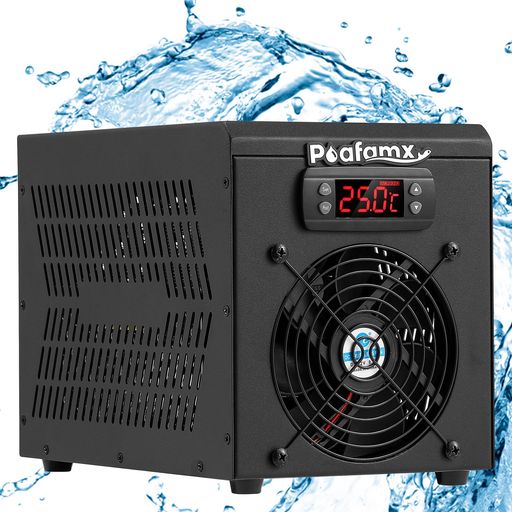 Poafamx 水槽クーラー 60L冷却だけ 15-30&deg;C調整可能 水冷設備 排水ポンプ付き パイプ付き デジタル表示 恒温 低ノイズ 省エネルギー 水耕栽培/家庭用/水族館/魚屋/養魚場/海鮮市場 110V 日本語&hellip;｜グッドグッドライフショップ