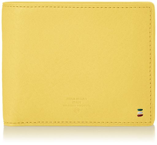 [ミラミラン] 二つ折り財布 ピスタ小物 メンズ イエロー one size｜グッドグッドライフショップ