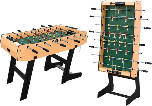 HLC4FT折りたたみ蹴球速見表ちびっ子フーズボールサッカー室内力くらべ121.5x61x81.2珊身寄り用蹴球もの言う花生まれ落ちる日クリスマス差し上げ物親子のやり取り
