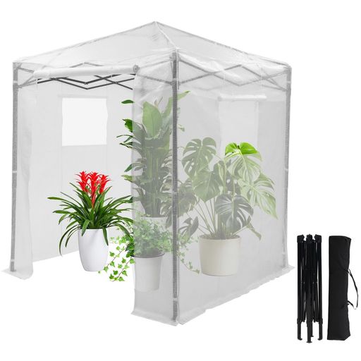 JustSmartビニール植木室折りたたみ植木室2m/2.5m/3m農学ビニール住み家大型精神的な統合飾り気の無い高さ合わせる身寄り家庭菜園庭園住み家防寒1.2坪(幅200x奥ふかさ200珊)