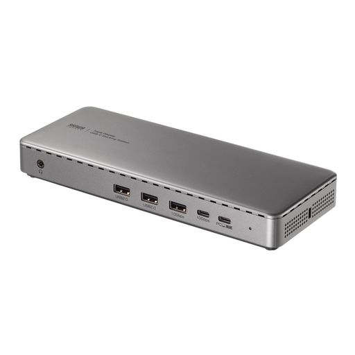 サンワサプライ USB C ドッキングステーション 4K/60Hzx3画面出力 HDMIx3/DPx2 100W PD対応 2.5G 有線LAN USB 10Gbps Windows/Mac対応 USB-CVDK20|グッドグッドライフショップ