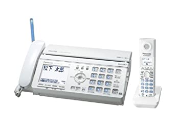 【美品】Panasonic パナソニック電話KX-PD225DL-W（親機のみ） 楽天市場】パナソニック FAX電話機 KX-PD225DL-W 親機のみ FAX