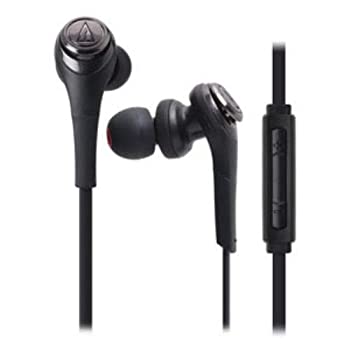 【中古】オーディオテクニカ SOLID BASS iPod/iPhone/iPad専用インナーイヤーヘッドホン ブラック ATH-CKS550i BK