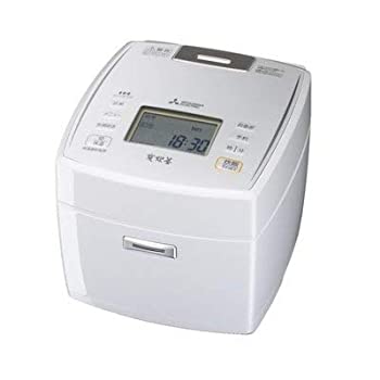 【中古】（非常に良い）三菱 IHジャー炊飯器（5.5合炊き） ピュアホワイトMITSUBISHI 備長炭炭炊釜 NJ-VE109-W