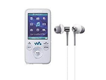 【中古】SONY ウォークマン S続きもの 4GB FM付 白いこと NW-S636F/W