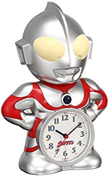 【中古】(未使用品)セイコー クロック 目覚まし時計 ウルトラマン キャラクター型 おしゃべり アラーム アナログ JF336A SEIKO画像