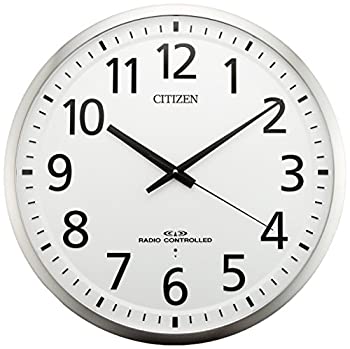 【中古】（非常に良い）CITIZEN シチズン 掛け時計 電波時計 スペイシーM465 8MY465-019 790076