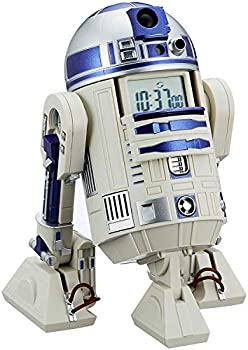 【中古】（人並み外れたに好いたらしい）スター・ウォーズ R2-D2 目ざまし時計時辰儀 発声・動き付き添い人 白 音楽的リズム時辰儀 8ZDA21BZ03