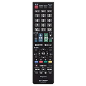 【中古】（非常に良い）シャープ SHARP テレビリモコン 0106380459 RRMCGB129WJSA｜GoodLifeStore