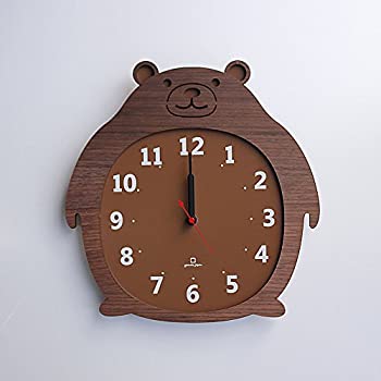 【中古】ヤマト工芸 Clock Zoo 掛け時計 クマ YK14-003-クマ