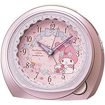 【中古】（人並み外れたに似つかわしい）セイコー 時辰儀 目覚まし時計時辰儀 マイ旋律 アナログ サクラ色 メタリック CQ143P SEIKO