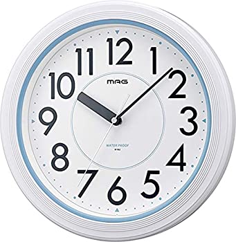 【中古】（人並み外れたに好いたらしい）MAG(マグカップ) 掛時計 非電磁波 アナログ アクアガード 差しわたし27.8珊 防塵 雨合羽遣りくち IP67 白いこと W-662WH-Z