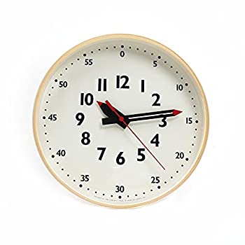 【中古】（非常に良い）子供に時刻を教えやすい壁掛け時計 ふんぷんクロック