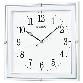 楽天市場】【中古】セイコー クロック 掛け時計 電波 アナログ 木枠 白