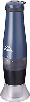 【中古】（非常に良い）Kalita (カリタ) コーヒーミル 手挽き 電池式 コーヒーグラインダー スモーキーブルー スローG15 #43038