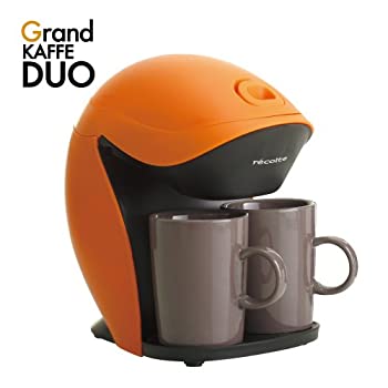 【中古】レコルト コーヒーメーカー グランカフェデュオ オレンジ GKD-1OR｜GoodLifeStore