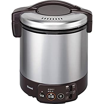 【中古】（非常に良い）リンナイ こがまる ジャー付きガス炊飯器 10合炊き・ダークブラウン・都市ガス13A用 RR-100VM(DB) 13A