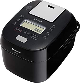 【中古】（非常に良い）パナソニック 炊飯器 5.5合 圧力IH式 Wおどり炊き ブラック SR-SPA109-K