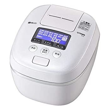 【中古】タイガー 圧力IH炊飯ジャー（5.5合炊き） エアリーホワイトTIGER 炊きたて 360&deg;design 可変W圧力IH JPC-G100WA｜GoodLifeStore